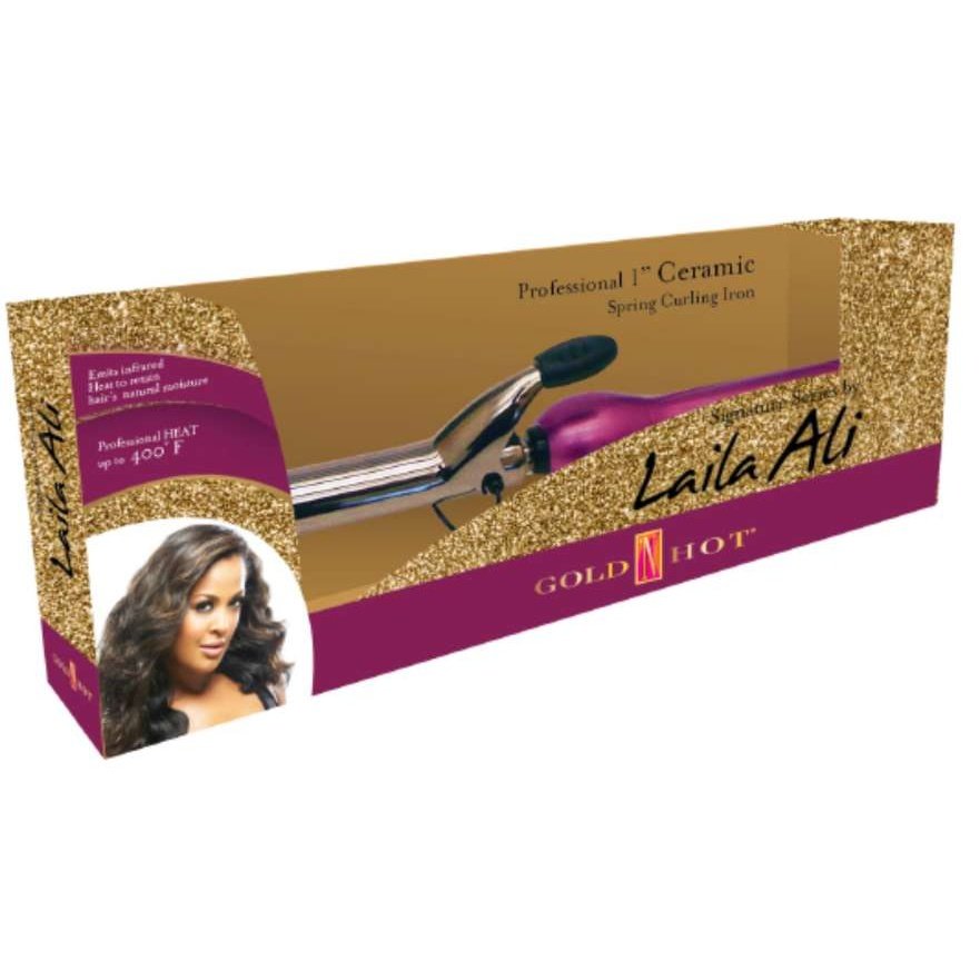 Gold N Hot Laila Ali Curling Iron 1"
