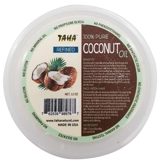 Taha Coconut Refined Oil 12oz